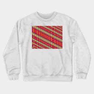 Lined abstract pattern Crewneck Sweatshirt